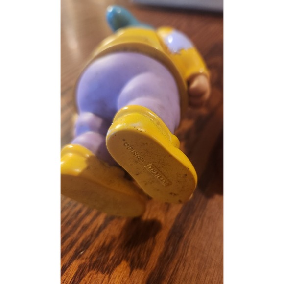 Vintage Disney Snow White Seven 7 Dwarfs 6" Thailand Rubber Figure - BASHFUL‎ - Picture 3 of 3